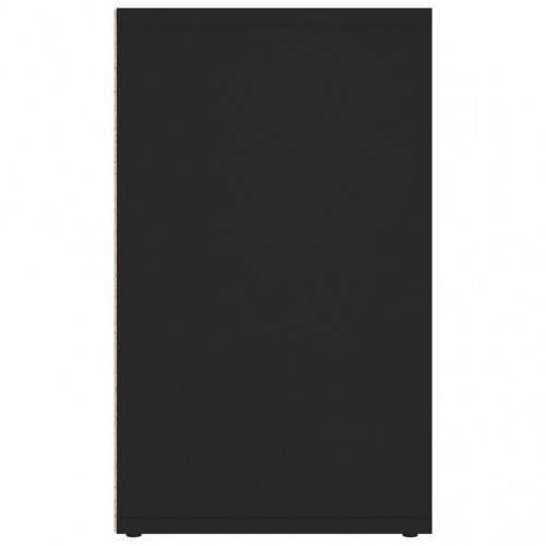 Skoreoler - 2 stk. væg- eller gulvmontering, 52,5×30×50 cm, sort