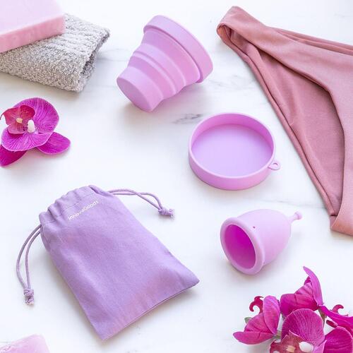 Menstruationskop med tilbehør Kuppy L