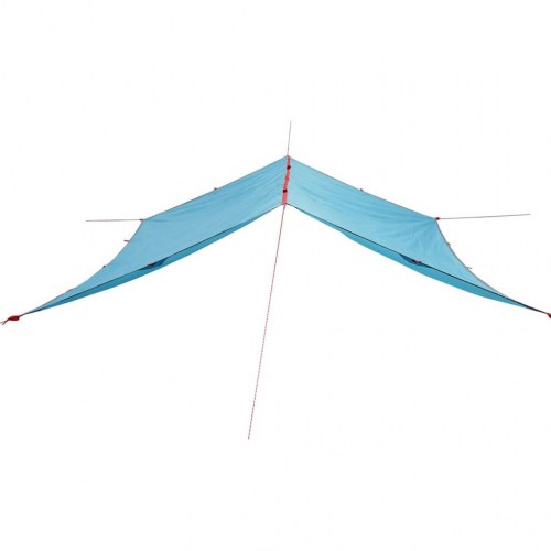 Tarp 300 × 294 cm - vandafvisende campingpresenning, blå