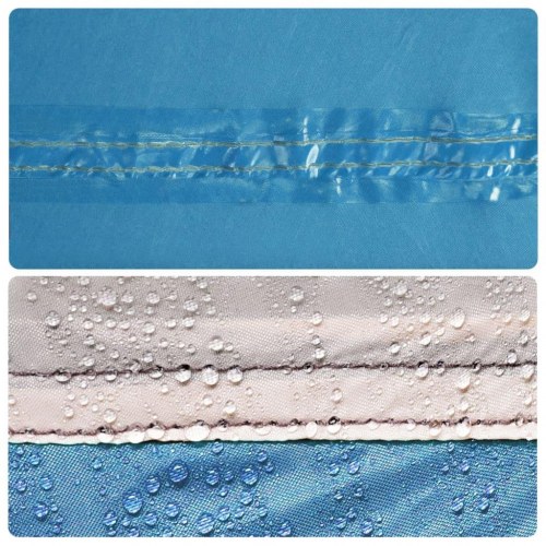 Tarp 300 × 294 cm - vandafvisende campingpresenning, blå