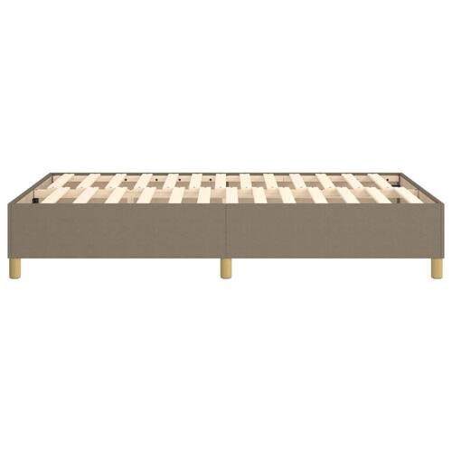 Sengeramme uden madras Taupe 120x200 cm Stof