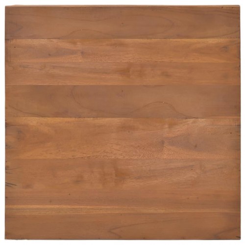 Sofabord 65x65x33 cm massivt teaktræ