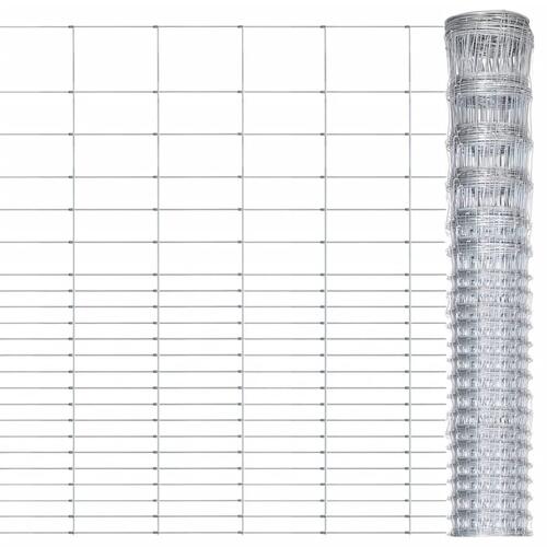Havehegn 50x1,6 m galvaniseret stål sølvfarvet