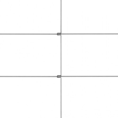 Havehegn 50x1 m galvaniseret stål sølvfarvet