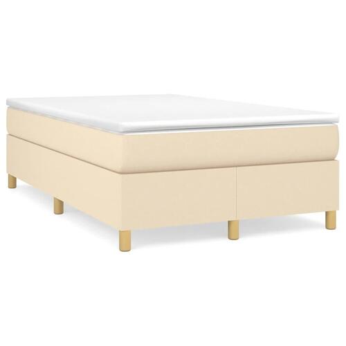 Sengeramme uden madras Creme 120x200 cm Stof