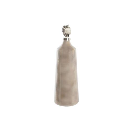 Vase Krystal Pink Sten (19 x 19 x 59 cm)