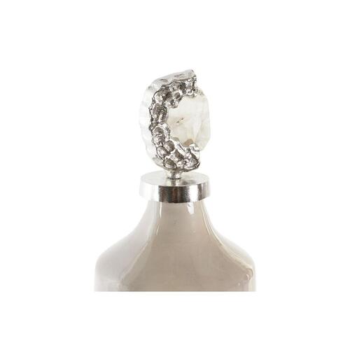Vase Krystal Pink Sten (19 x 19 x 59 cm)