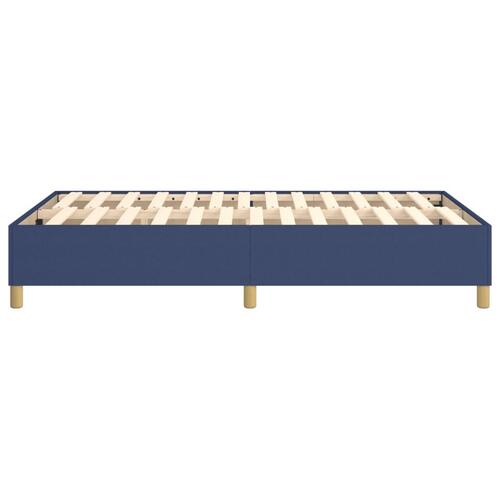 Sengeramme uden madras 120x200 cm stof blå