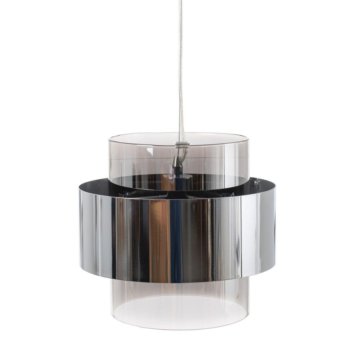Loftslampe 28 X 28 X 120 Cm Krystal Metal Sølv Ø 28 Cm