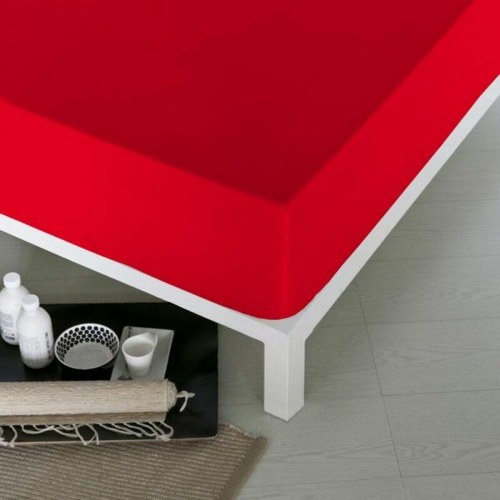 Monteret bundark Naturals Rød - UK king size seng (150 x 190 cm)