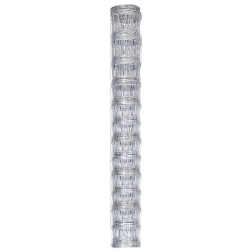 Havehegn 50 m 150 cm galvaniseret stål sølvfarvet