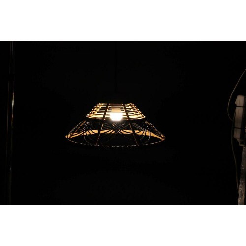 Loftslampe i spanskrør, to-farvet, E27, 50 W - 41 × 41 × 21 cm