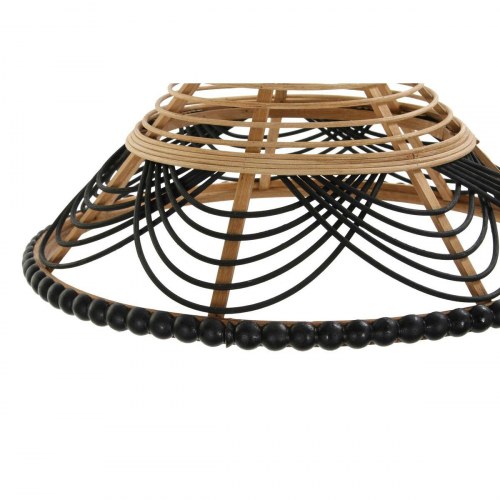 Loftslampe i spanskrør, to-farvet, E27, 50 W - 41 × 41 × 21 cm