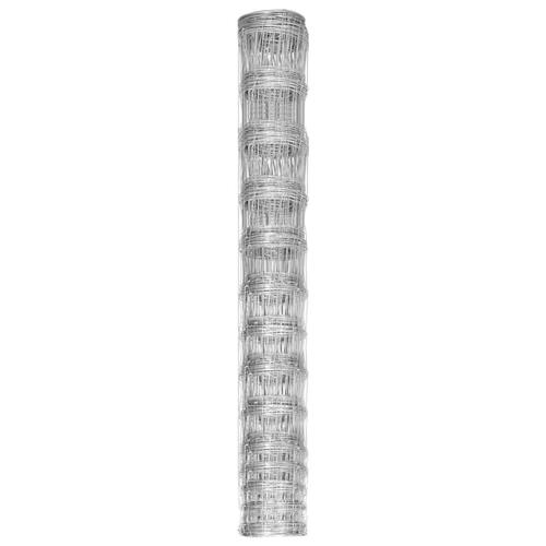 Havehegn 50 m 150 cm galvaniseret stål sølvfarvet