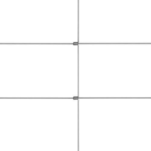 Havehegn 50x1,6 m galvaniseret stål sølvfarvet