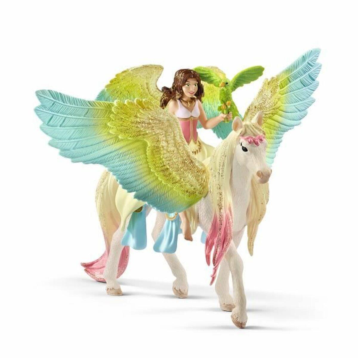 Action Figurer Schleich Fairy Surah With Glitter Pegasus