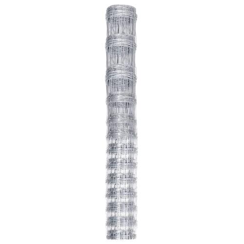 Havehegn 50x1,5 m galvaniseret stål sølvfarvet
