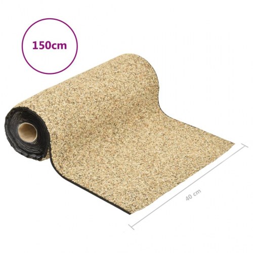 Stenfolie 150 x 40 cm - naturligt sand