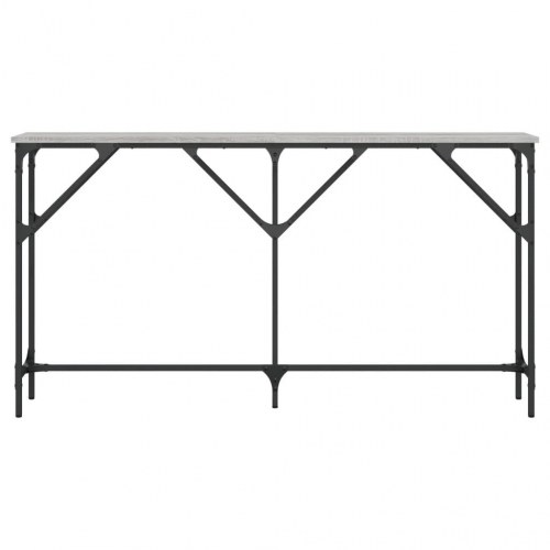 Konsolbord 140 x 23 x 75 cm - grå sonoma-eg