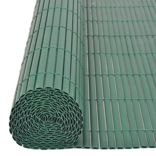 Dobbeltsidet havehegn PVC 90x300 cm grøn