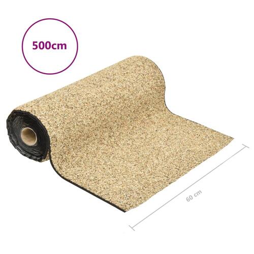 Stenfolie 500x60 cm naturligt sand