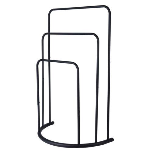 Bathroom Solutions fritstående håndklædestativ 49,5x75 cm metal sort