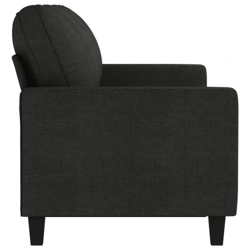 3-personers sofa i stof - 180 cm, sort
