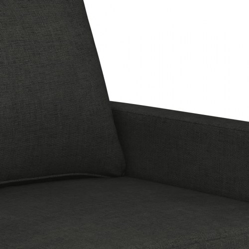 3-personers sofa i stof - 180 cm, sort