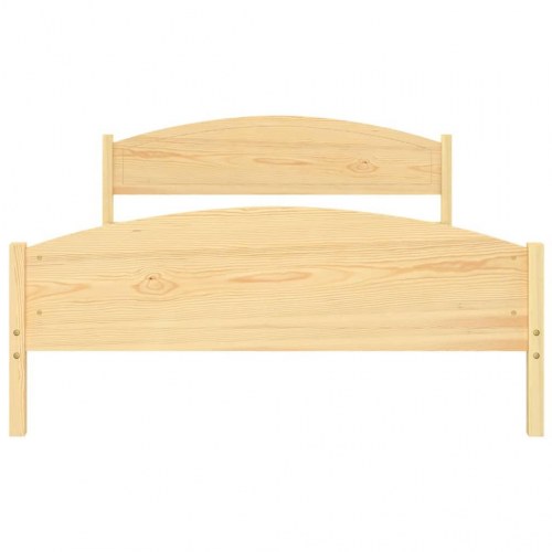 Sengestel 160x200 cm massivt fyrretræ