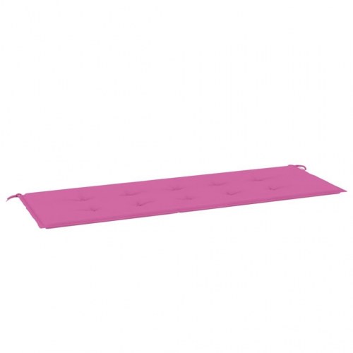 Hynde til havebænk 150 × 50 × 4 cm i oxfordstof - pink