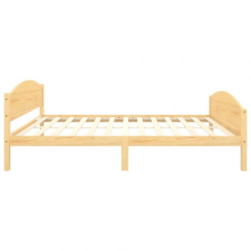 Sengestel 160x200 cm massivt fyrretræ