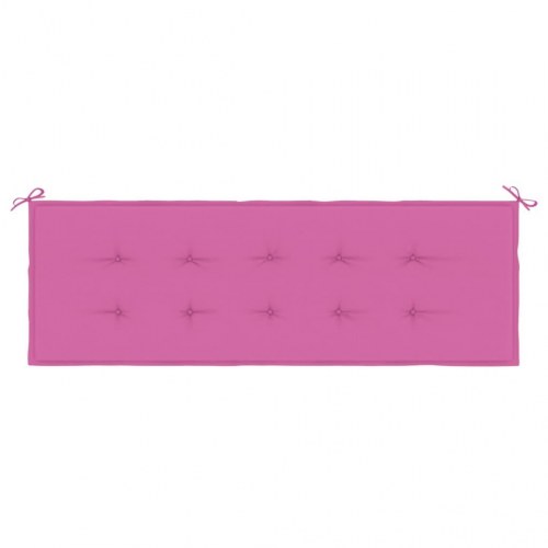 Hynde til havebænk 150 × 50 × 4 cm i oxfordstof - pink