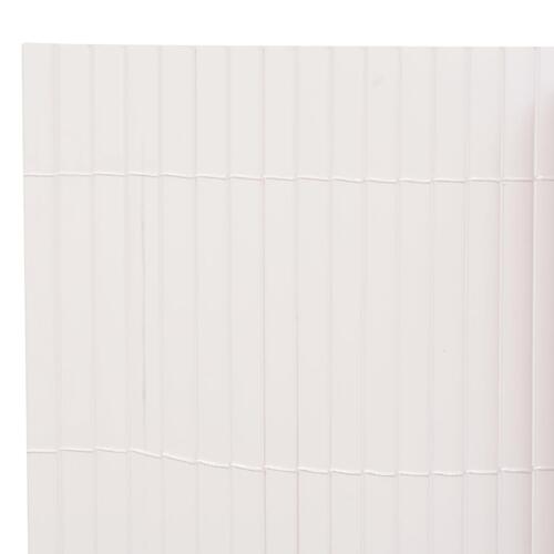 Dobbeltsidet havehegn 195 x 300 cm hvid