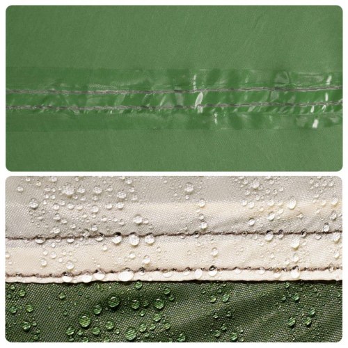 Tarp 300 × 294 cm - vandafvisende campingpresenning, grøn