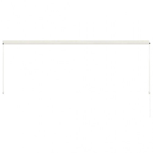 Foldemarkise 350 × 150 cm - cremefarvet, til terrasse og altan