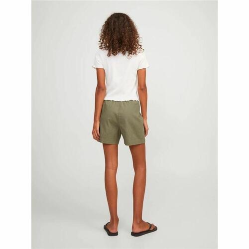 Jack & Jones dame shorts i hør - grøn (S)
