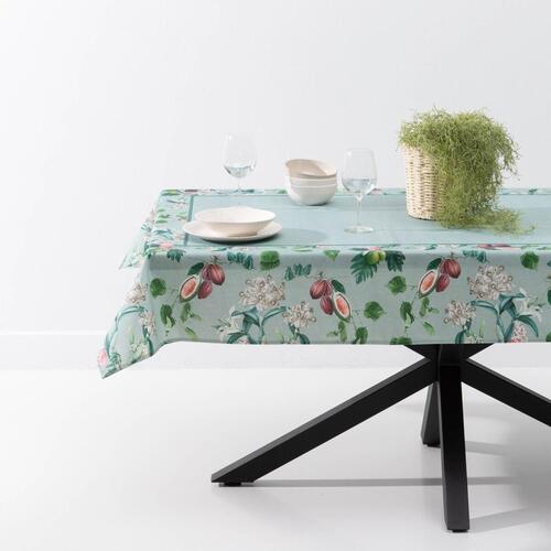 Dug Turkisblå Polyester 100% bomuld 140 x 240 cm