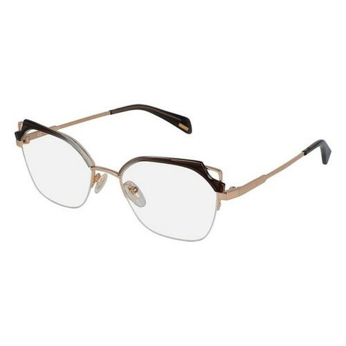 Police VPLA040300 brillestel - brun, Ø 52 mm