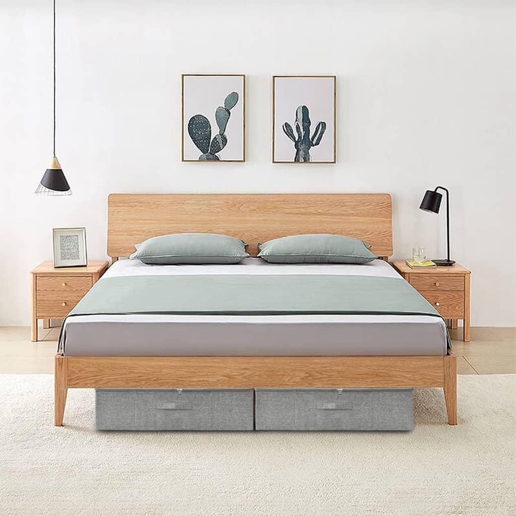 Opbevaringskasse 70x40x18 Cm Stof Grå