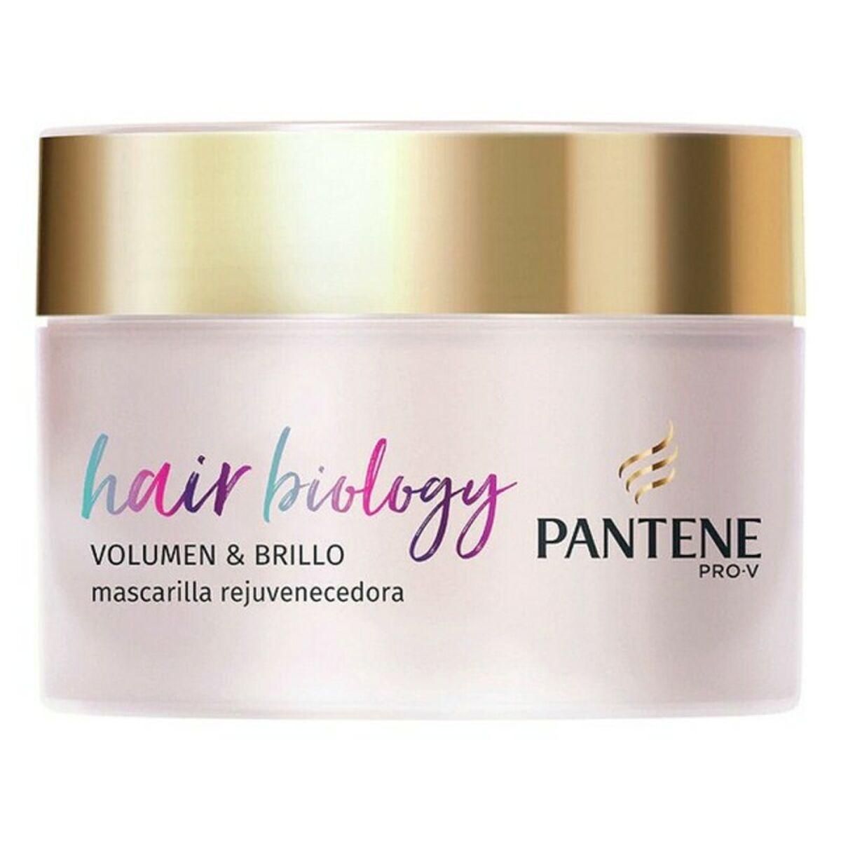 Hårmaske Hair Biology Volumen & Brillo Pantene 160 Ml