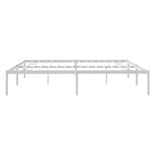 Sengeramme i metal 180 × 200 cm - hvid