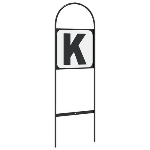 Dressurbogstaver 12 stk. stål