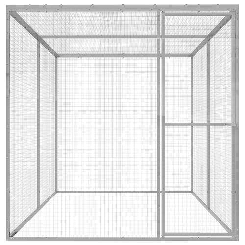 Kattebur 3x1,5x1,5 cm galvaniseret stål