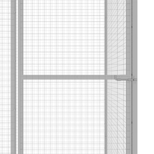 Kattebur 3x1,5x1,5 cm galvaniseret stål