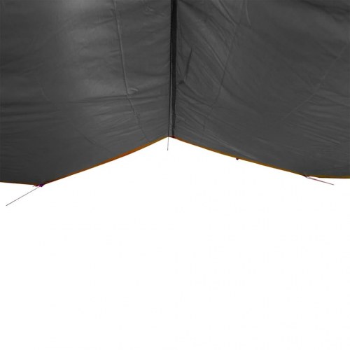 Tarp 300 × 294 cm - vandafvisende campingpresenning, grå/orange