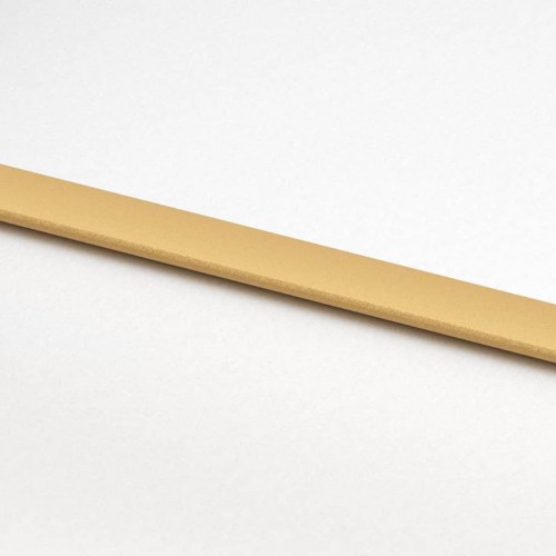 Skydedør 102,5×205 cm - matteret sikkerhedsglas, aluminium i gylden finish