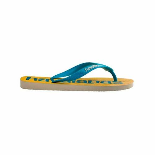 Klipklappere til damer Havaianas Top Logomania Blå Gul 37-38