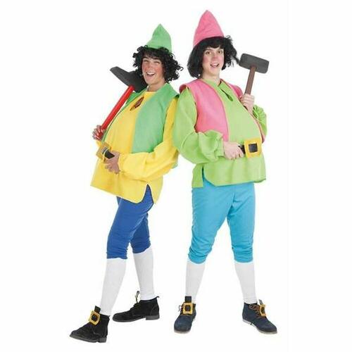 Kostume til voksne Mande dværg (7 Dele) XL