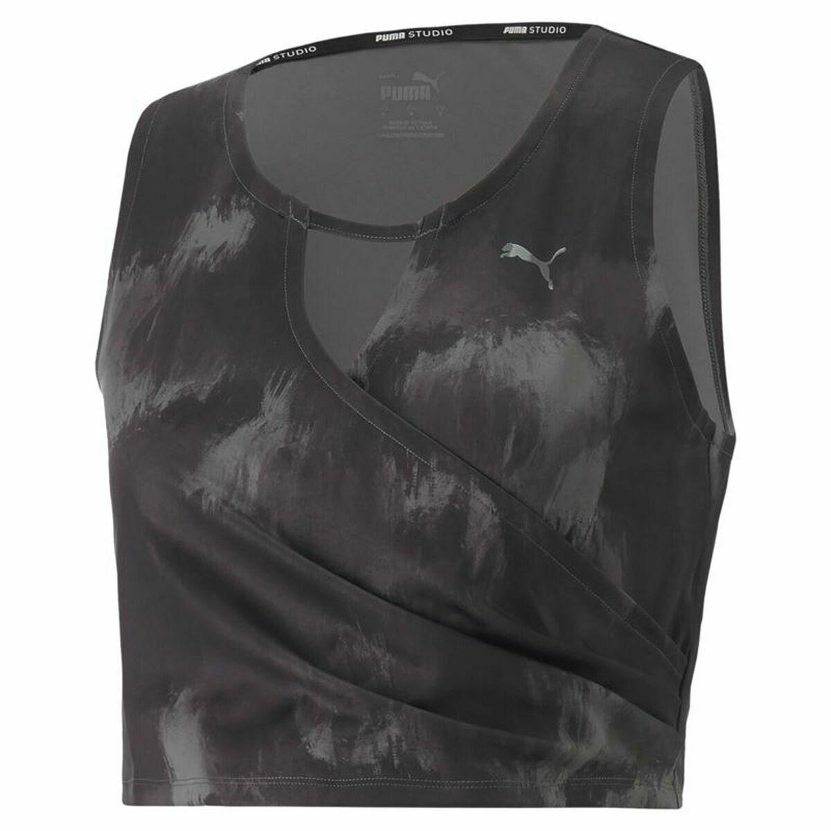 Puma Studio sports crop top til damer - sort (XS)
