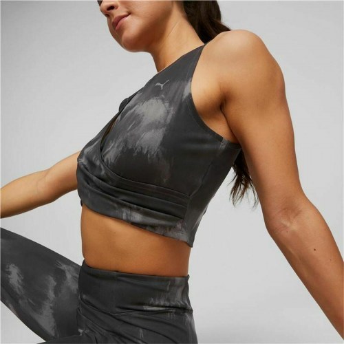 Puma Studio sports crop top til damer - sort (XS)